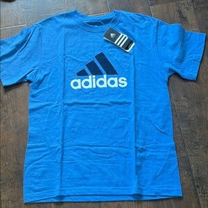 Adidas Classic Blue Tee with Logo